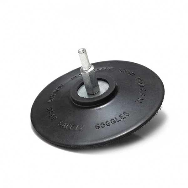Rubber Hook and Loop Backing Pad / 4" (100 mm)